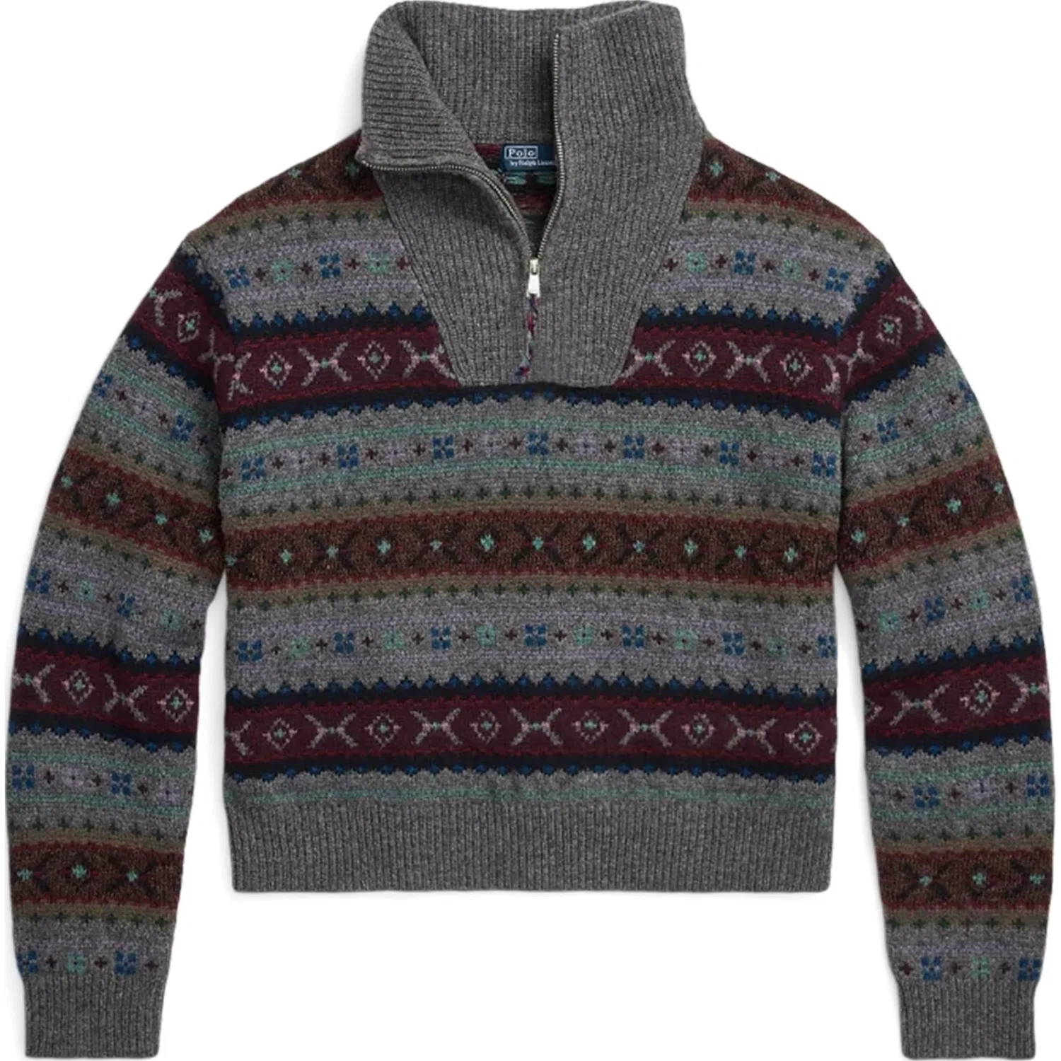 Женский свободный свитер Polo Ralph Lauren, Серый