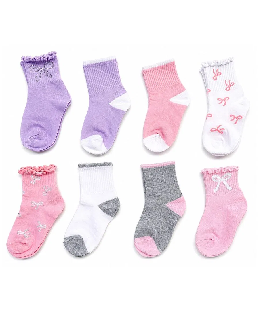 Комплект носков-гольф с блестками, модель Mid Crew Socks Rainbow Sugar, Multi Color