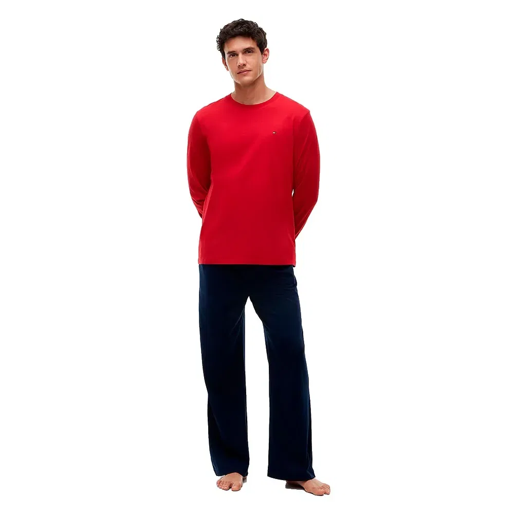 Мужская пижама с длинным рукавом Tommy hilfiger, Red