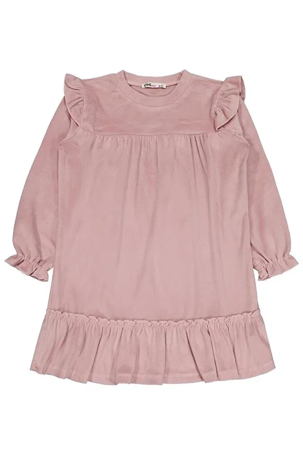 Детское платье для девочек с длинным рукавом Civil Girls, Light Rose Dried