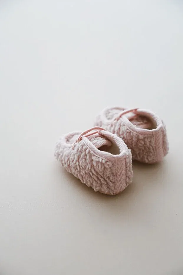 Детские ботиночки с мягкой подошвой Minik Adımlar Bebek, Pink — фото 3
