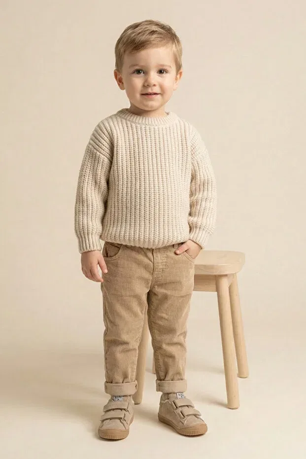 Детские туфли для девочек с ортопедической стелькой Kids A More, Beige — фото 4