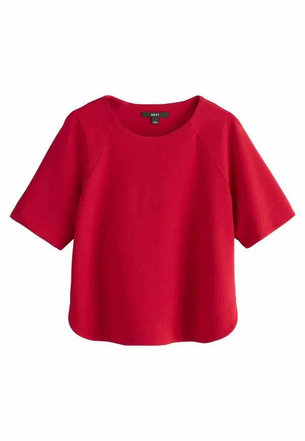 Футболка из полиэстера с эластаном basic t-shirt Next, Berry Red, красный — фото 3