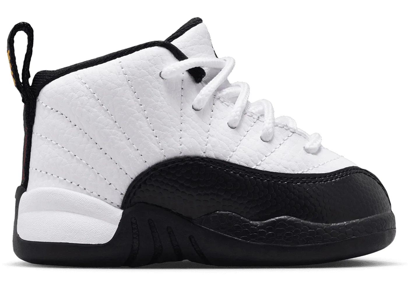 Детские кроссовки Lifestyle с классическим дизайном Jordan 12 Retro Jordan, White/Black/Taxi