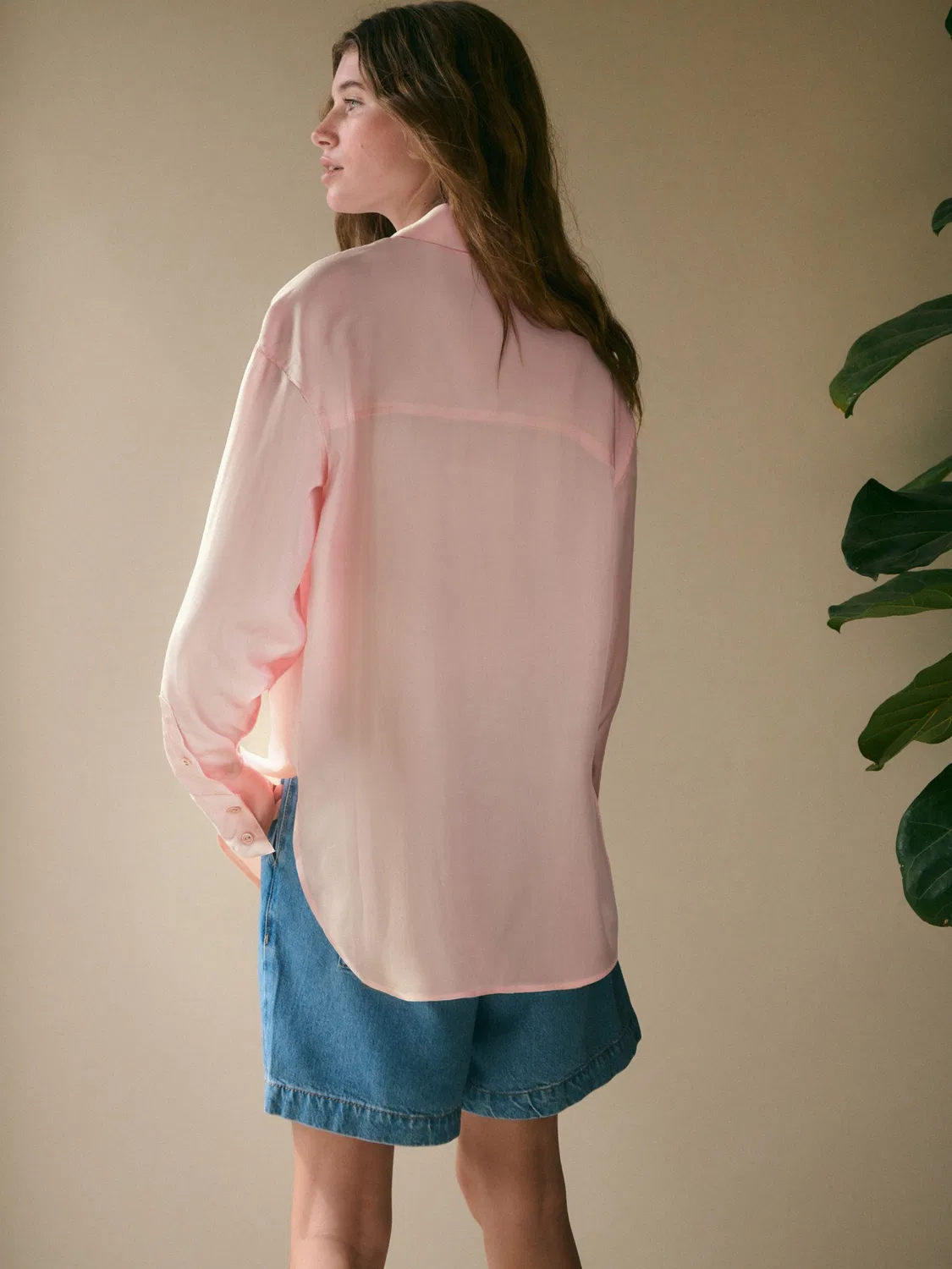 Рубашка из TENCEL Lyocell, Light Pink Next — фото 3