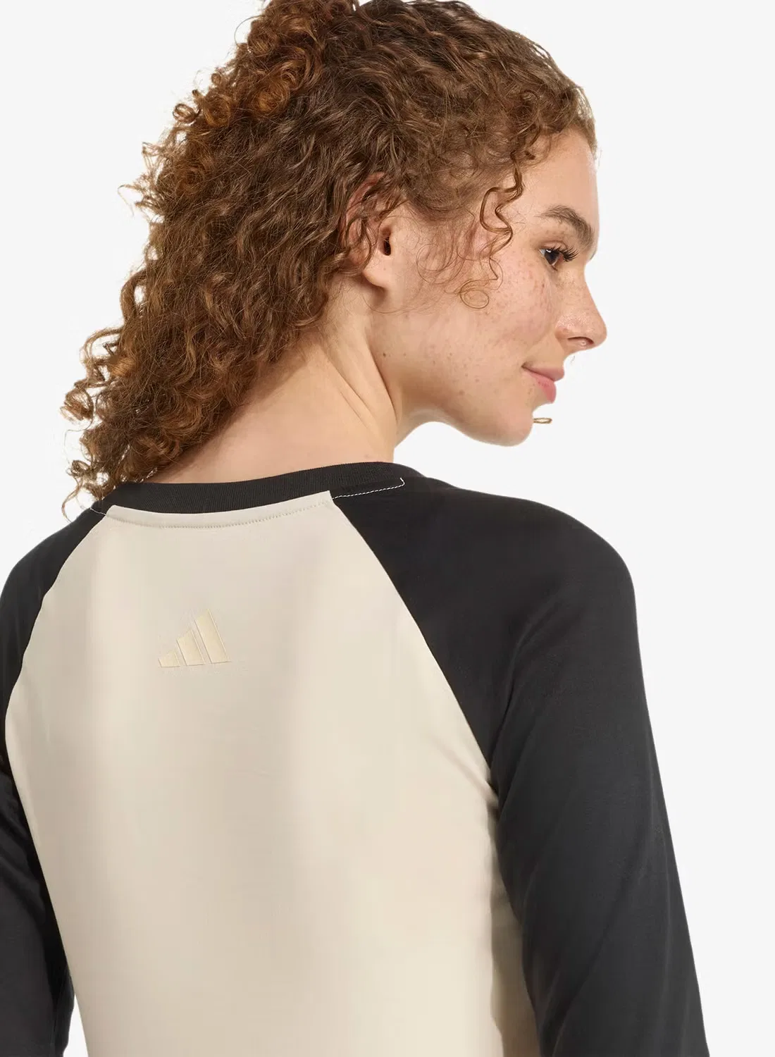 Лонгслив с принтом кошки Cat patch graphic Adidas, черный — фото 4
