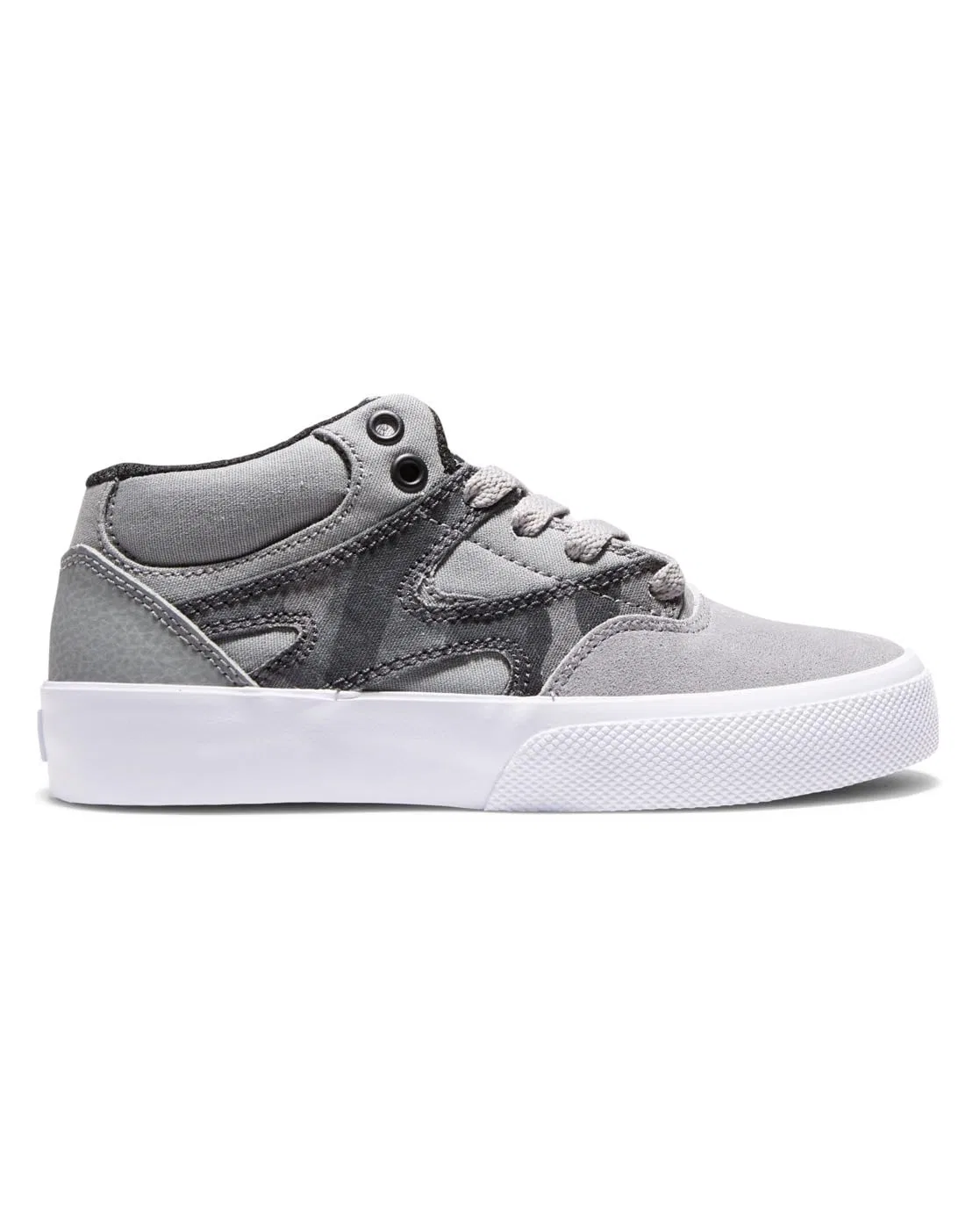 Детские кроссовки для мальчиков с камуфляжным принтом Kalis Vulc DC Shoes, Black Camouflage — фото 3