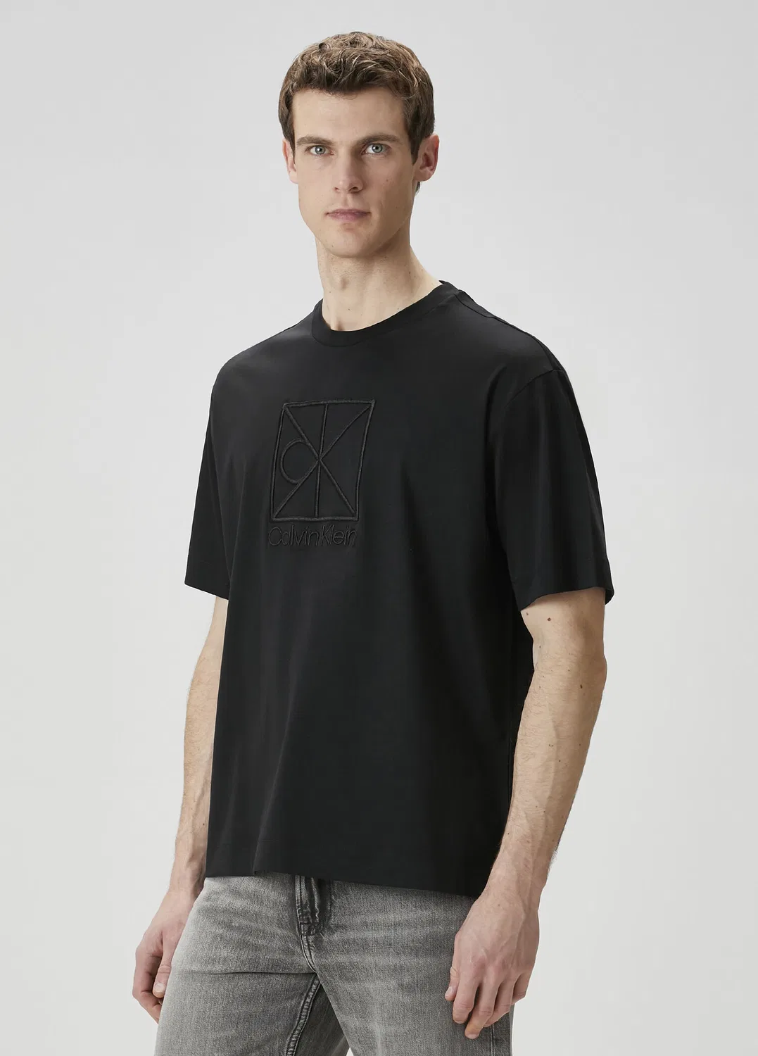 Футболка Relaxed Premium Calvin Klein, black — фото 3