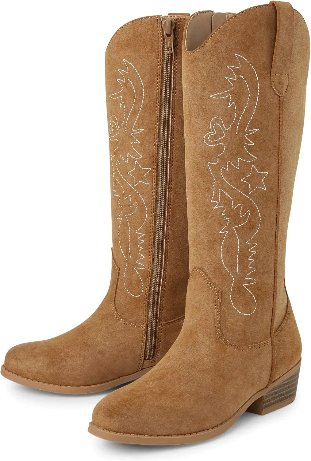 Детские сапоги для девочек с принтом Western Cowgirl The Children's Place, Tan — фото 2