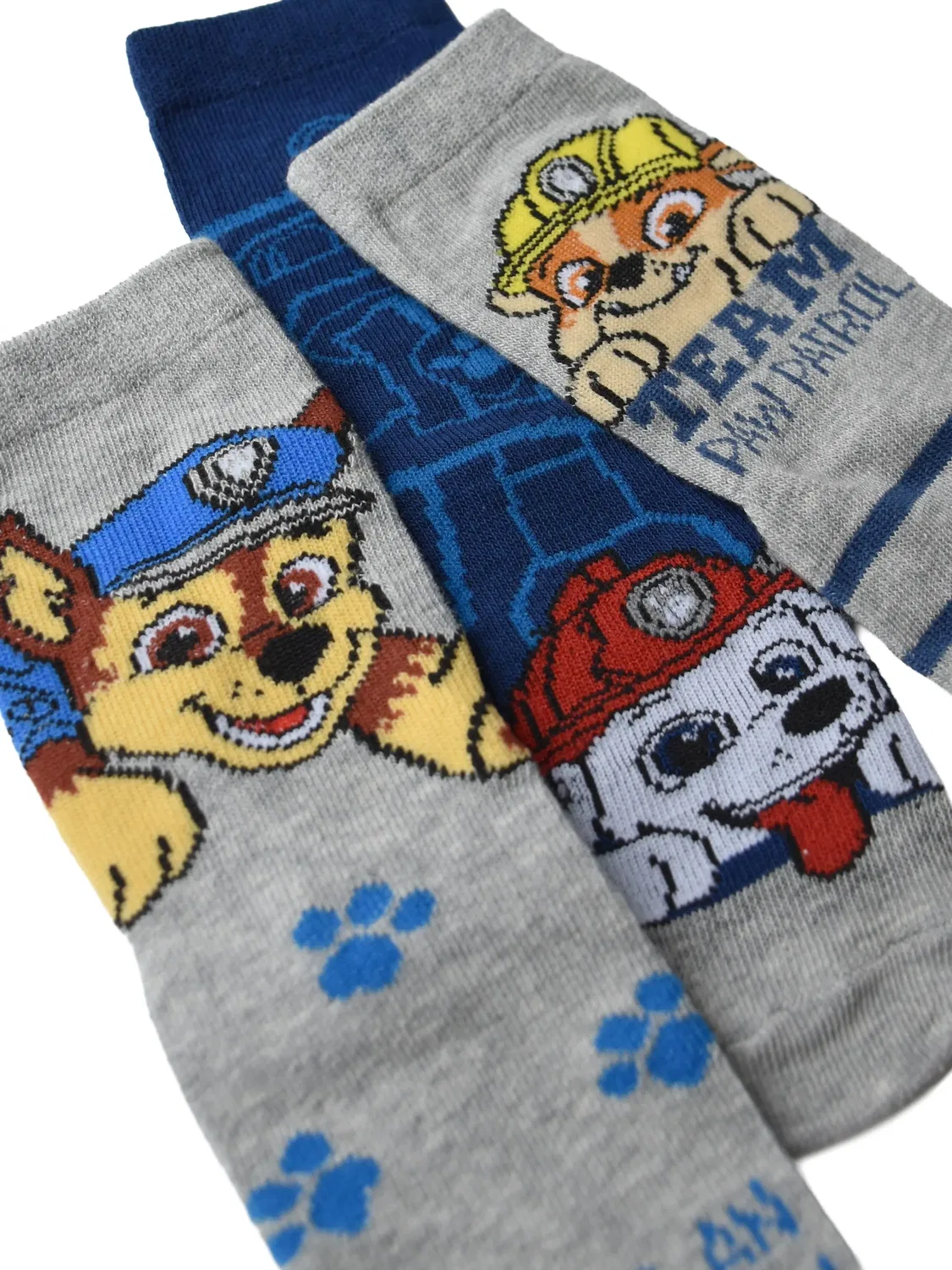 Носки комплект 3 пары с принтом Paw Patrol, многоцветный — фото 3