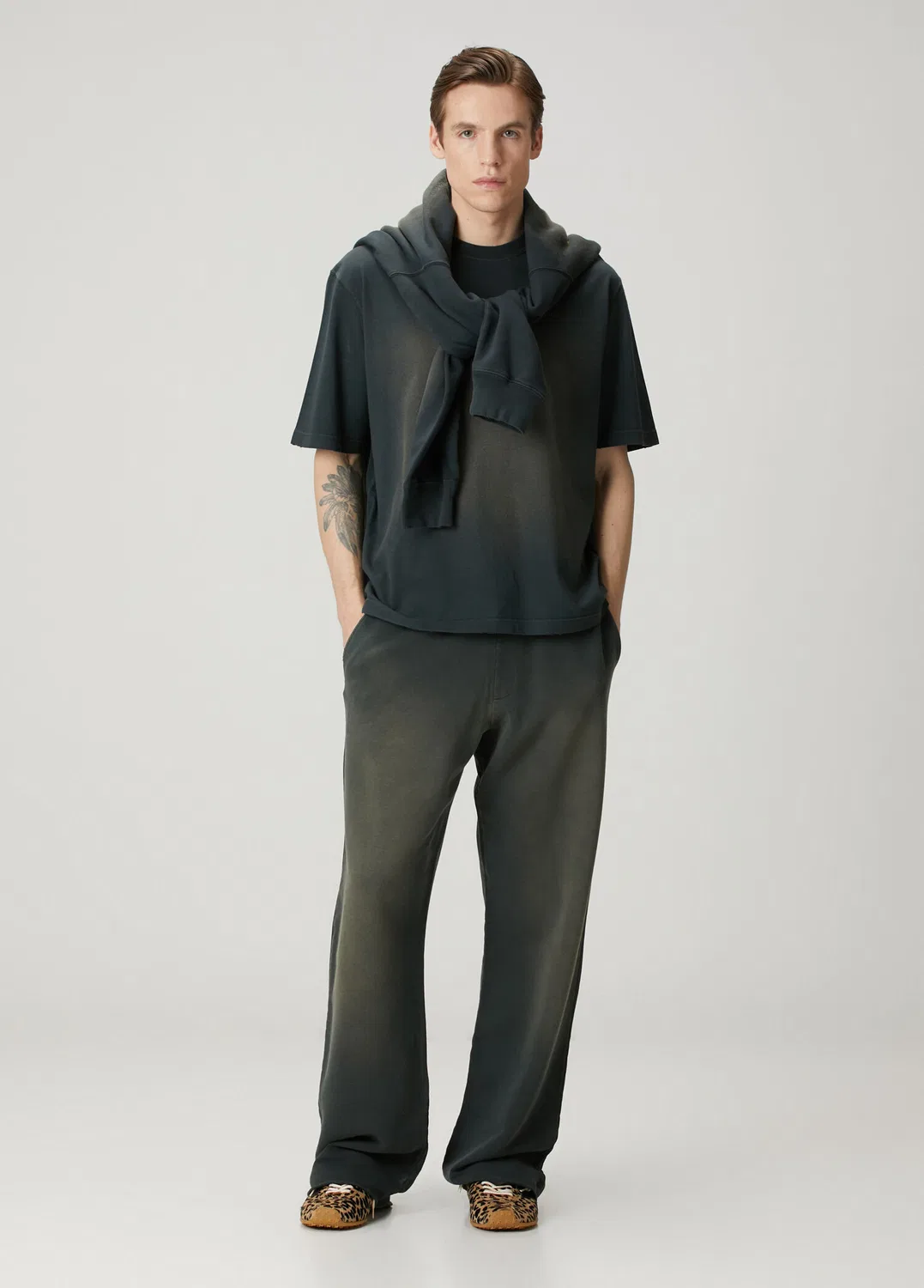 Джоггеры Wide Jogging Raw Golden Goose, Antrasit