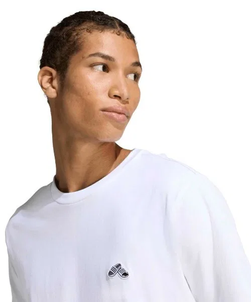 Мужская футболка с принтом Summer Slide Trim Graphic Adidas, Белый — фото 4
