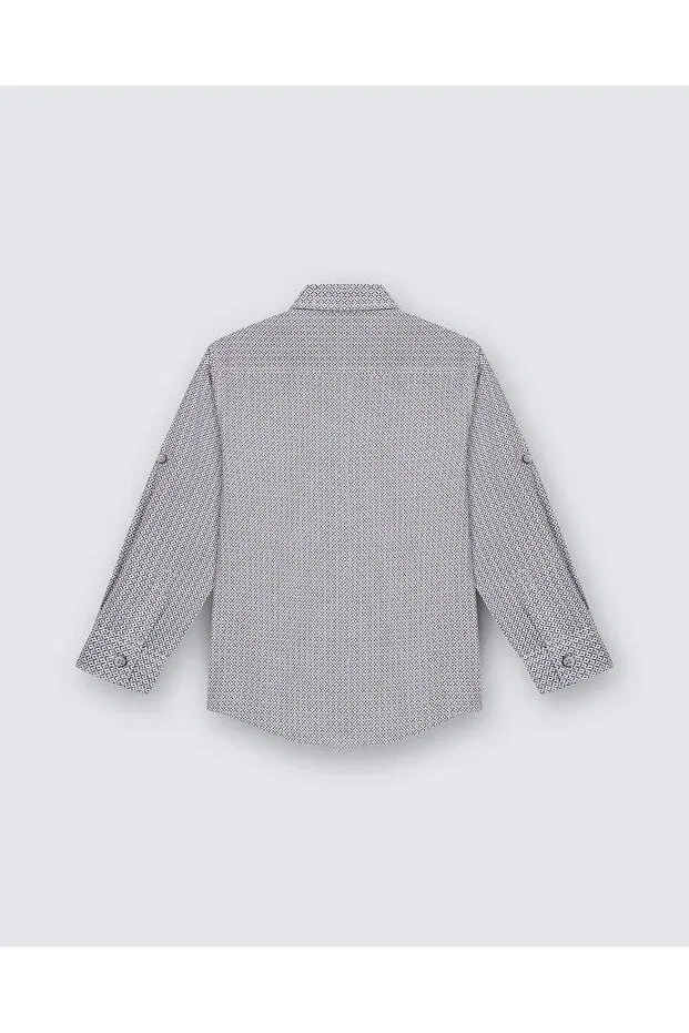 Детская рубашка для мальчиков с длинным рукавом Patterned Shirt Emsun, Patterned — фото 2