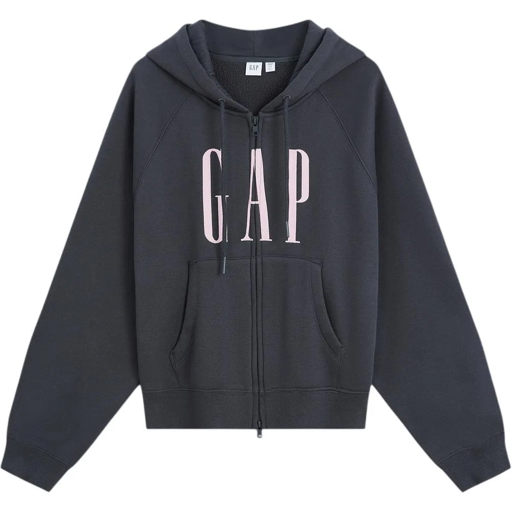 Женский худи с капюшоном и длинным рукавом GAP, Carbon Gray