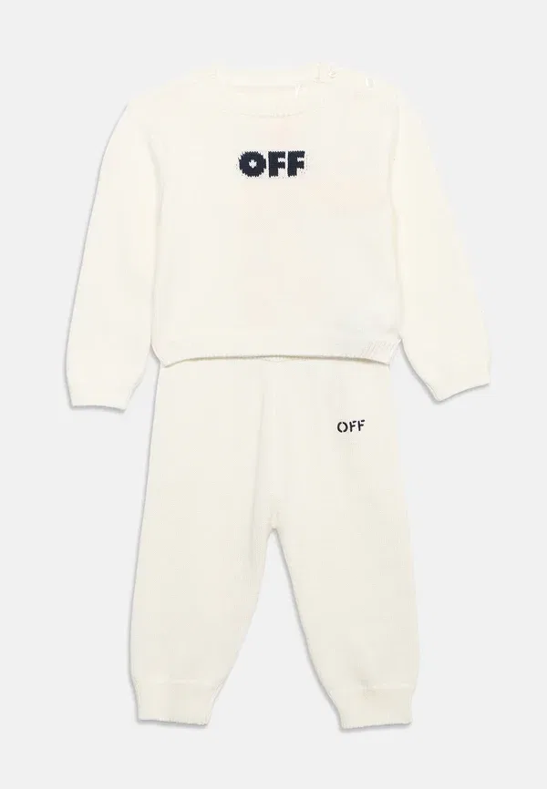 Комплект из кофты и брюк хлопковый Unisex Set - Tracksuit Bottoms Off-White, white, белый — фото 3
