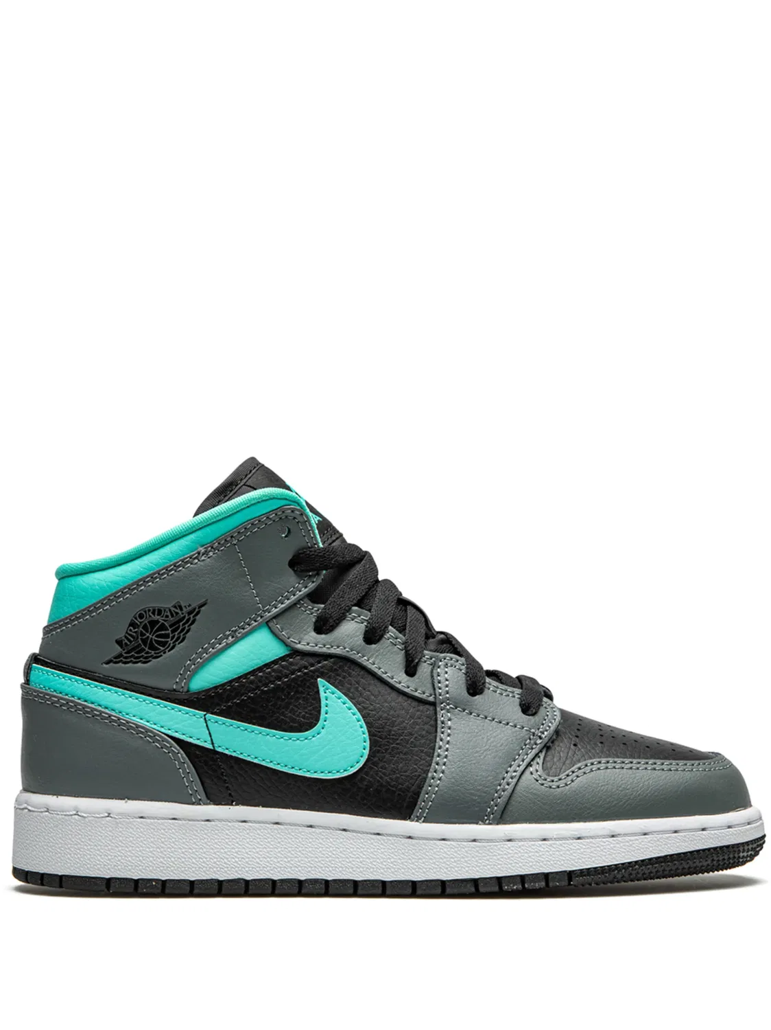 Кроссовки Air Jordan 1 Mid "Серый/Аква"