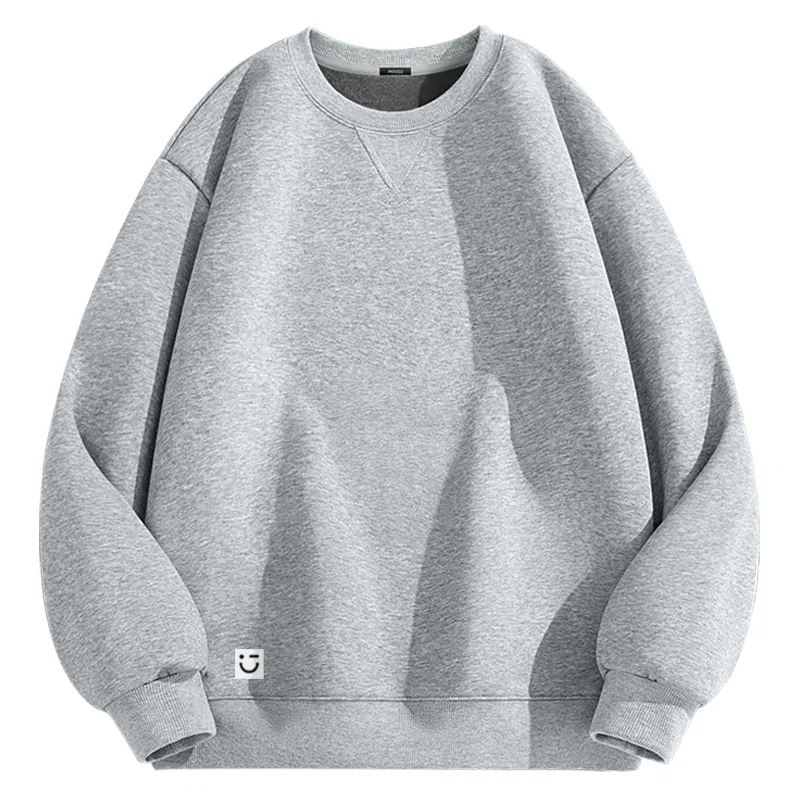 Свитшот детский с воротом-гольф утепленный MINISO, Heather Gray