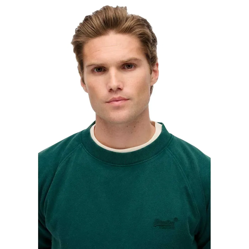 Свитшот Essential Logo Superdry, зеленый — фото 4
