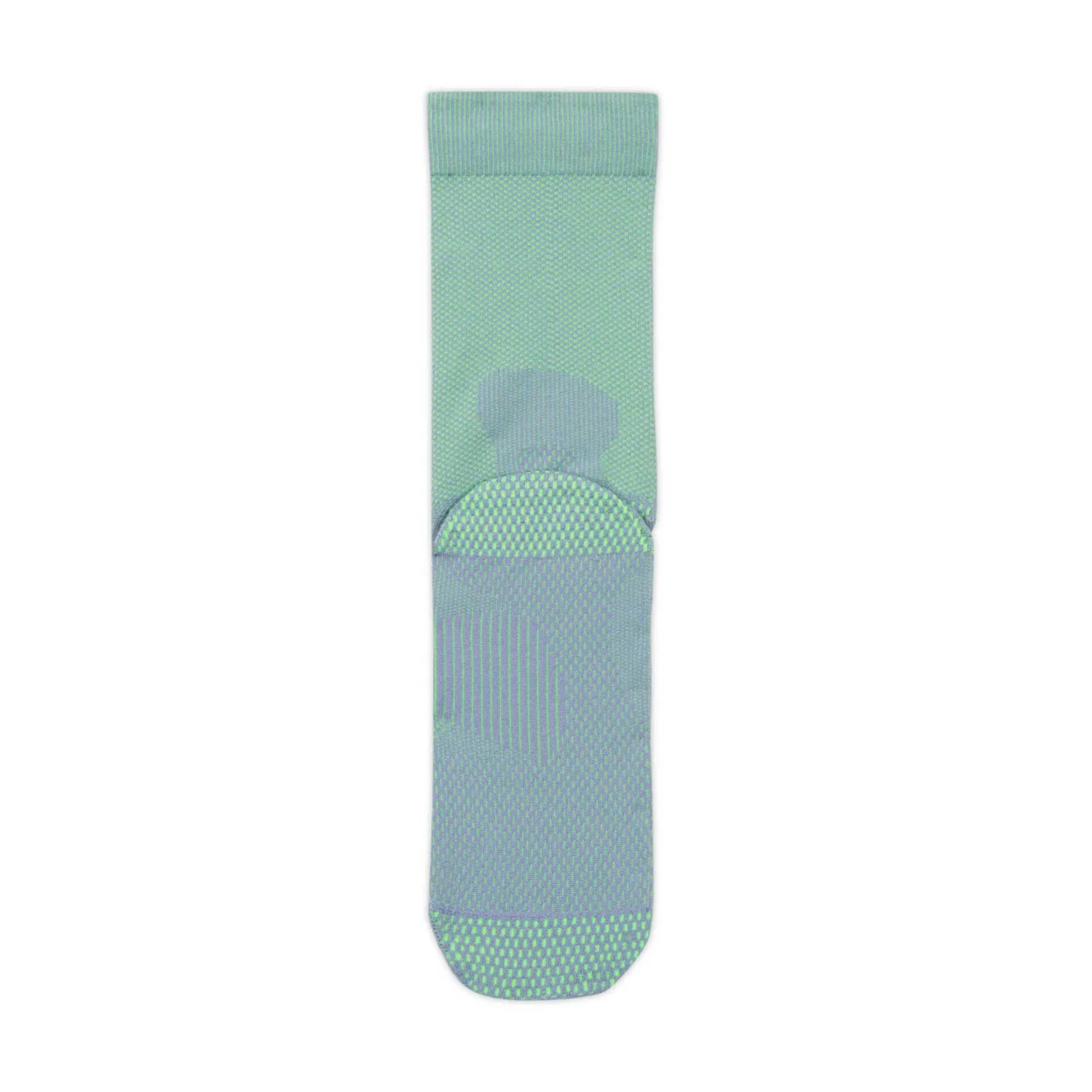 Носки спортивные с компрессией Nike Dri FIT ADV Crew Socks, Iron Purple/Voltage Green/Pure Platinum/Voltage Green — фото 4