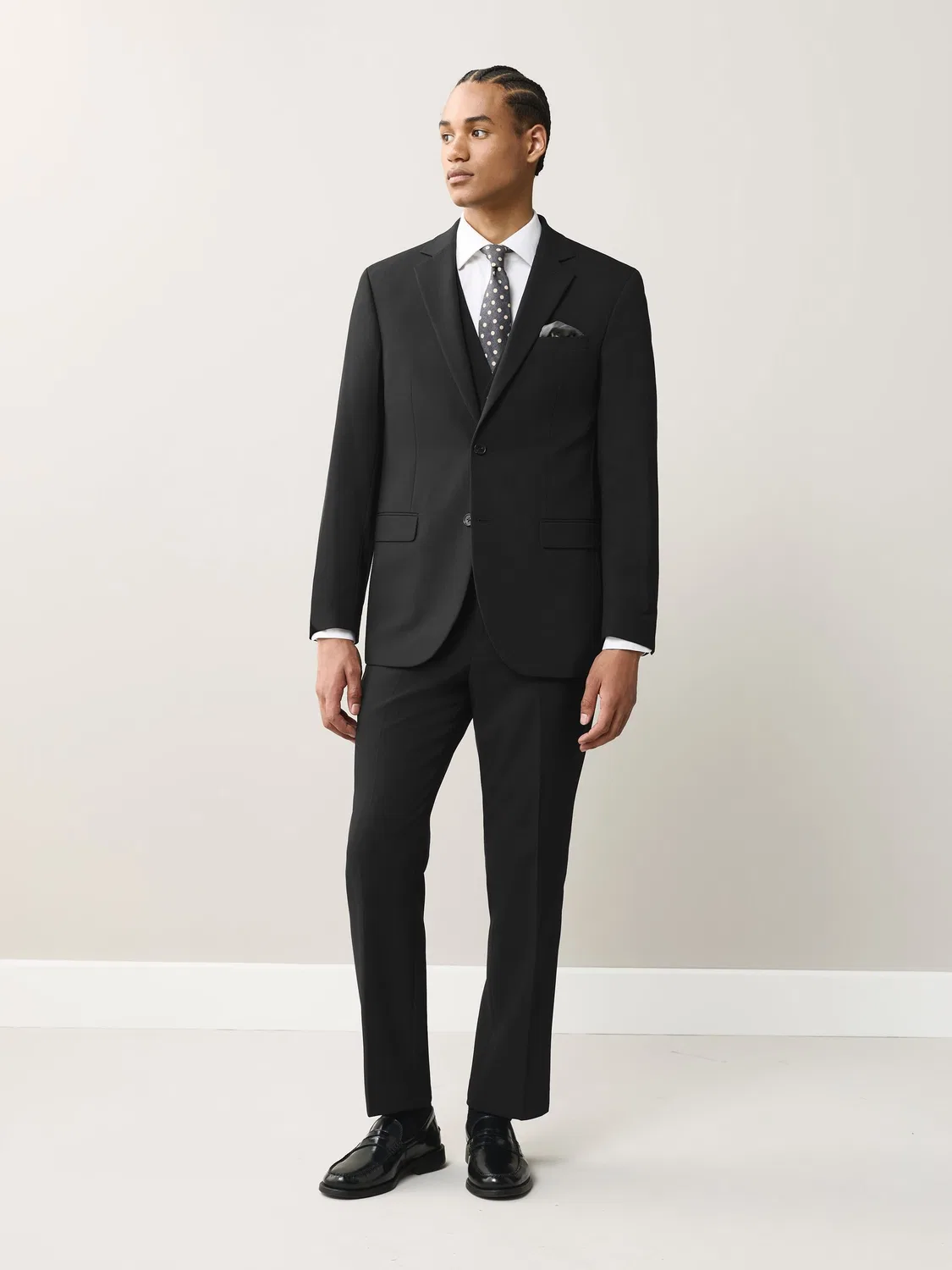 Пиджак классический Regular Fit Essential Next, черный — фото 2