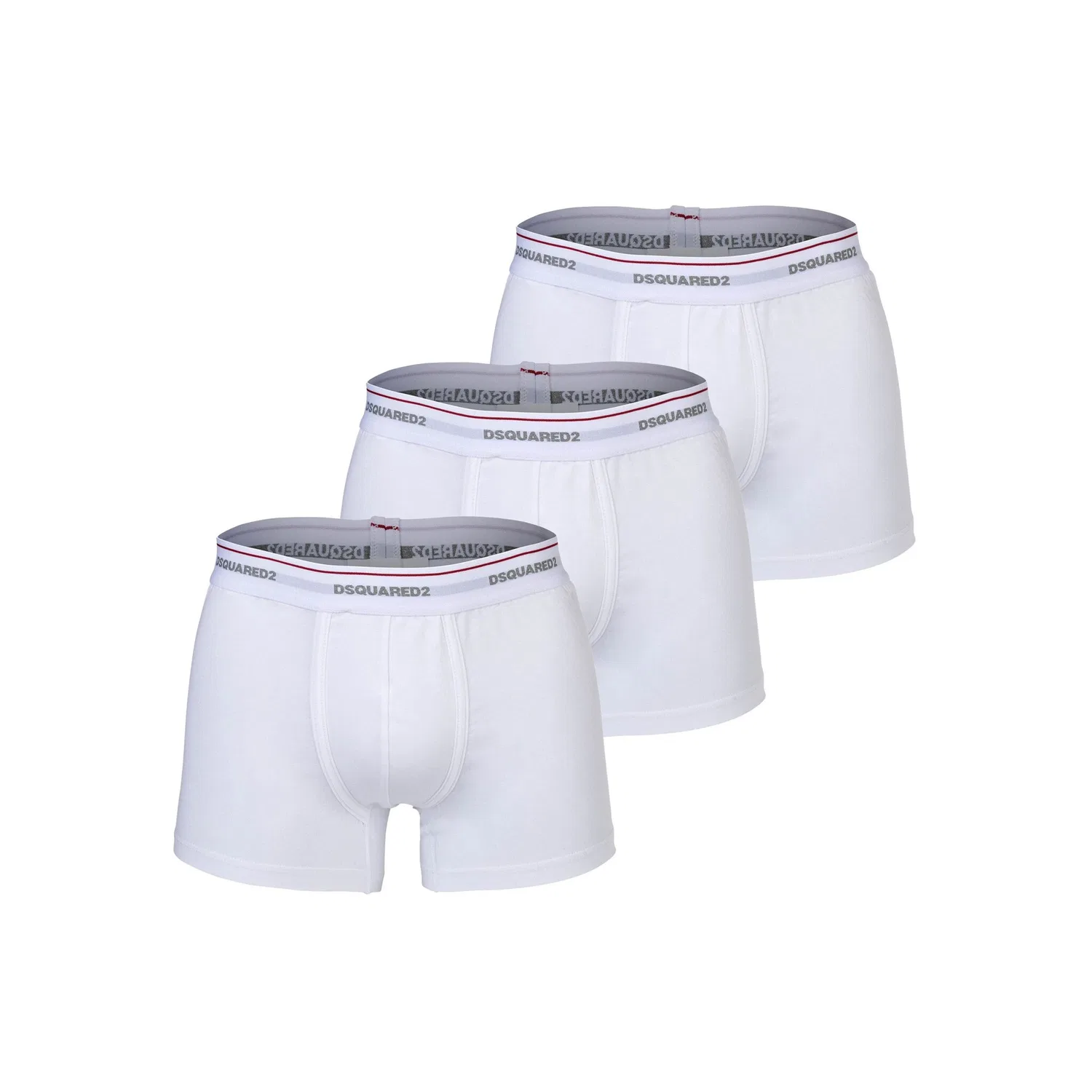 Мужские боксеры из хлопка с эластаном Dsquared2, White