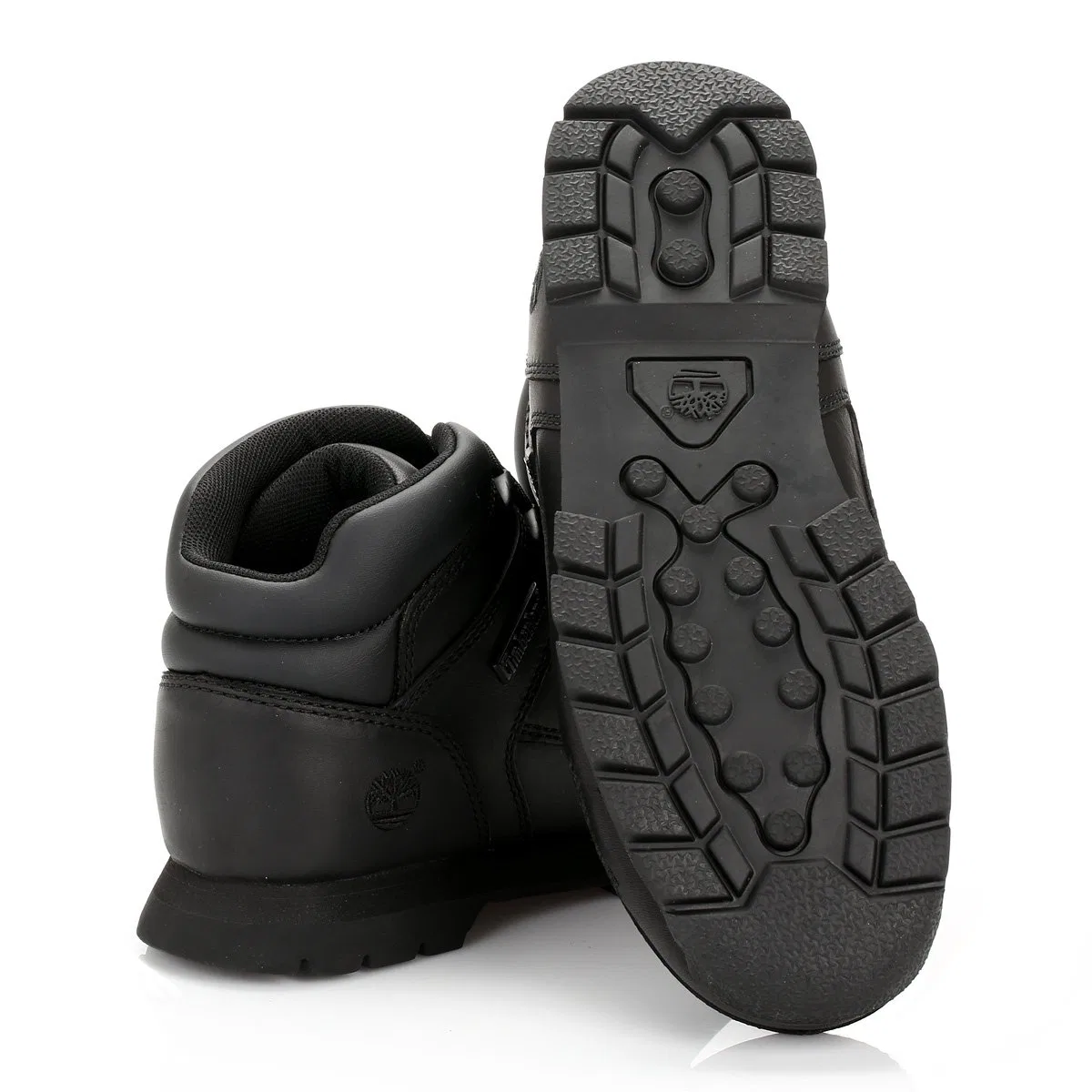Детские ботинки для мальчиков кожаные Euro Sprint Timberland, Black Kb0 — фото 4