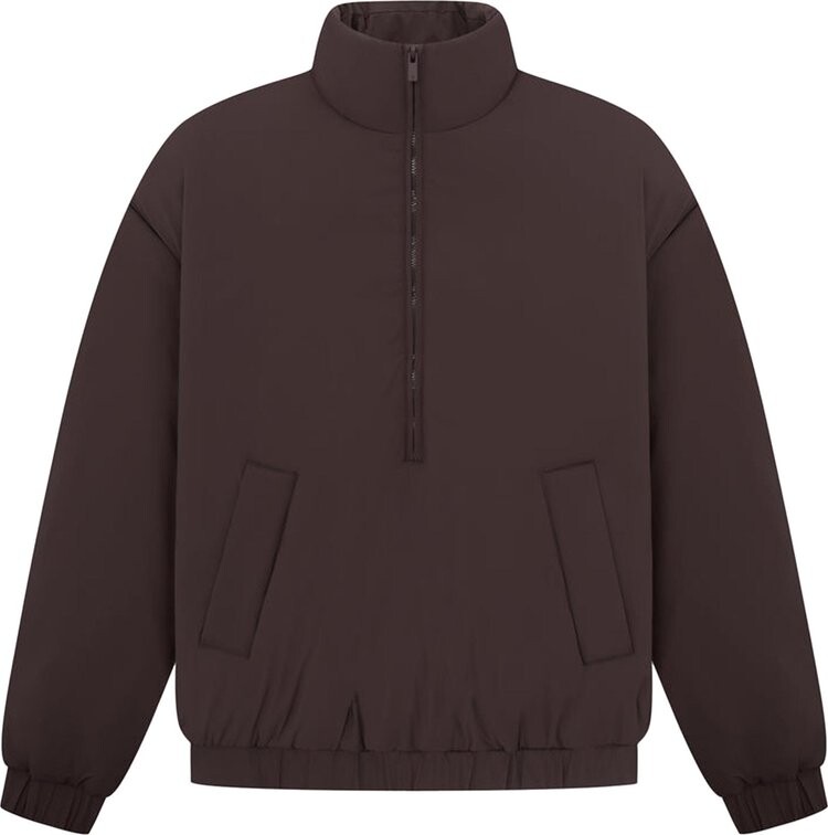 

Пуховик Fear of God Essentials Nylon Puffer Jacket 'Plum', коричневый