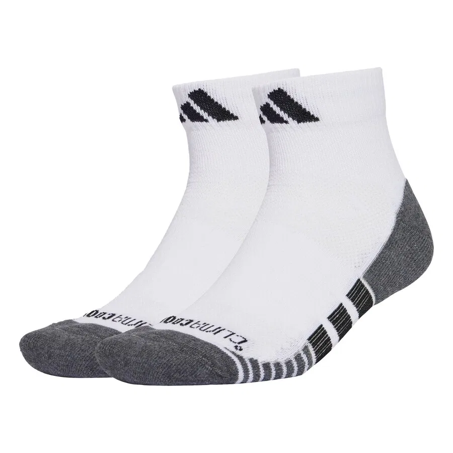 Спортивные носки ADIDAS PERFORMANCE 'Performance CLIMACOOL Cushioned Quarter 3-Pack' белого цвета