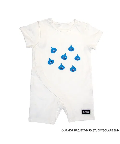Детский хлопковый боди-комбинезон с коротким рукавом Dragon Quest Baby & Kids, Black — фото 2