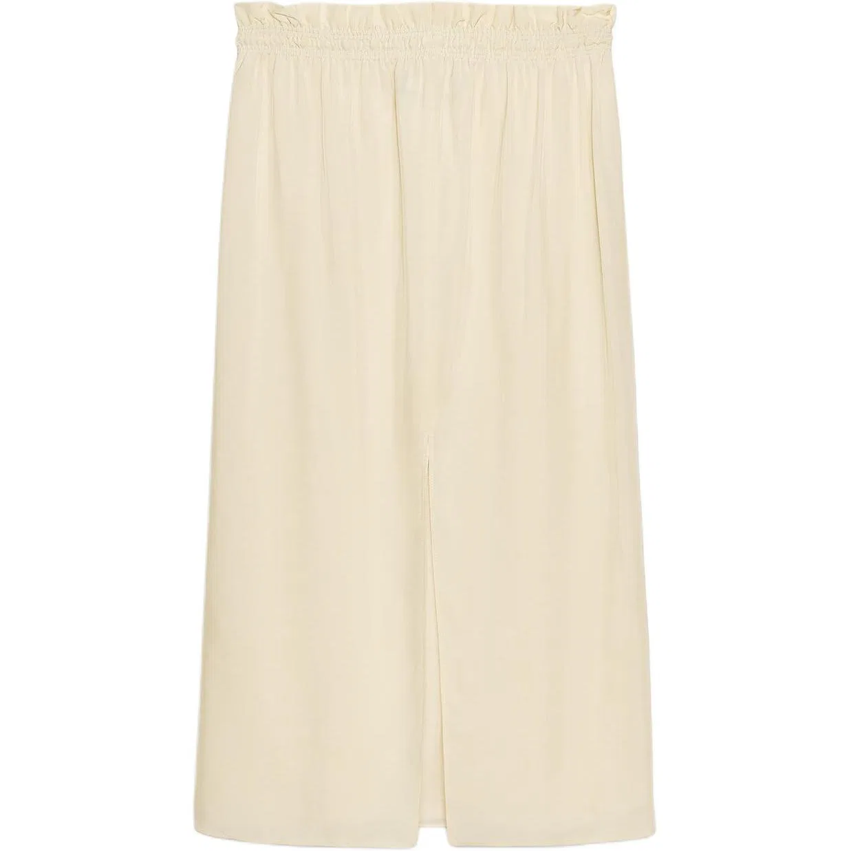 Женская длинная юбка повседневная ZARA, Light Beige — фото 3