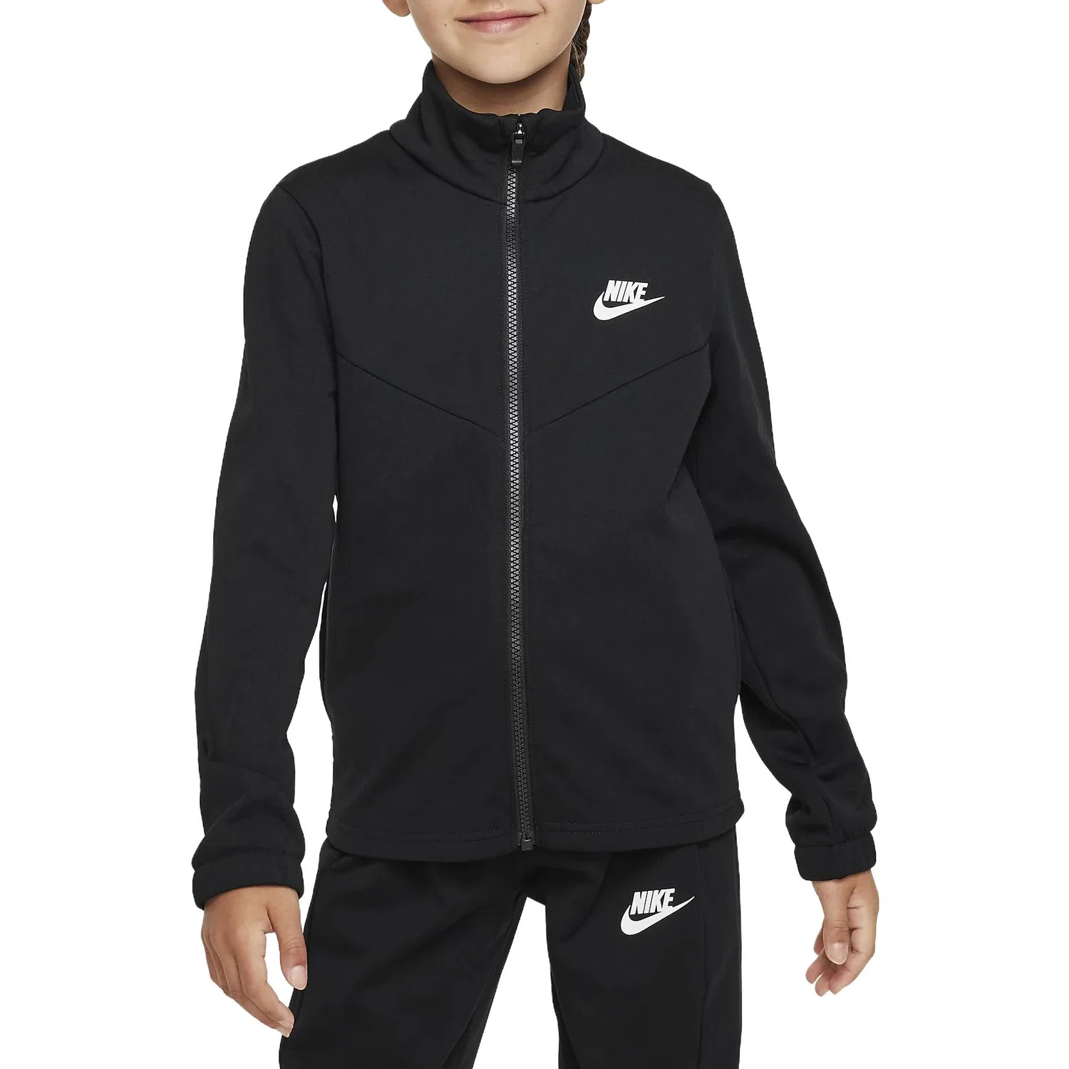 Детский спортивный комплект из черного хлопка, Nike, Black — фото 4