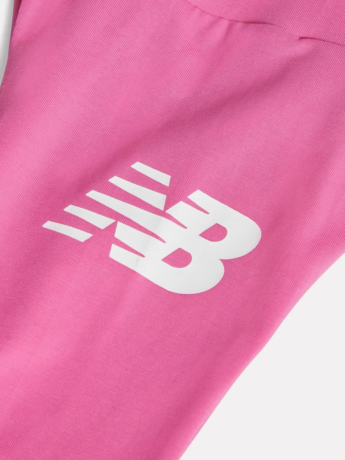 Леггинсы детские с графическим принтом New Balance, розовый — фото 3