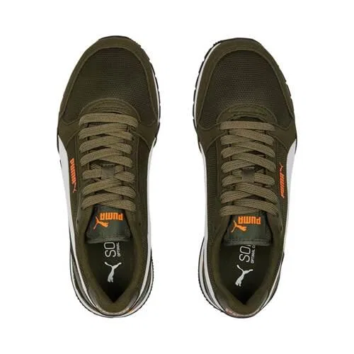 Детские кроссовки Puma ST Runner V3 Mesh JR, Khaki — фото 4