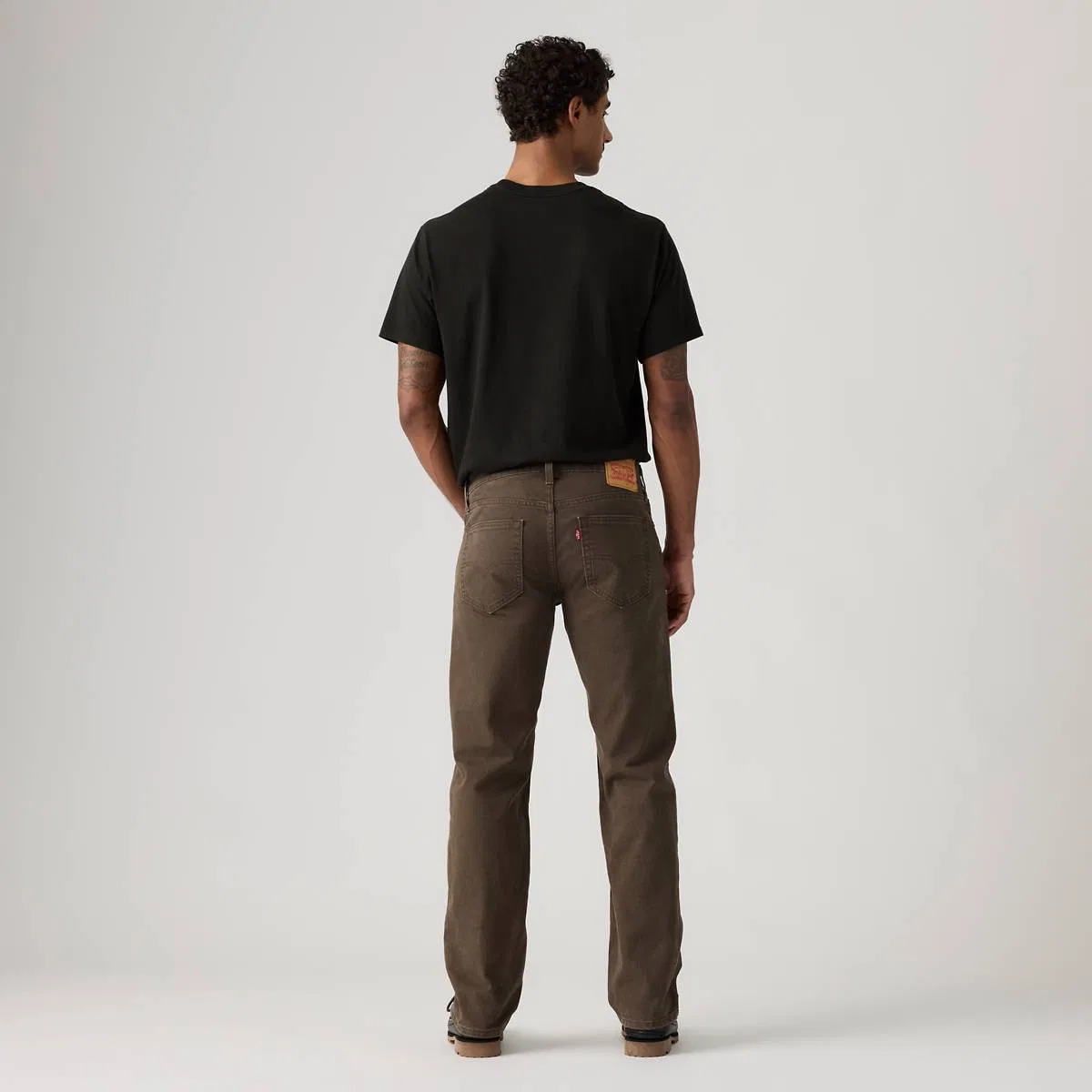 свободные прямые мужские джинсы 559 Levi's, Coffee - Brown — фото 3