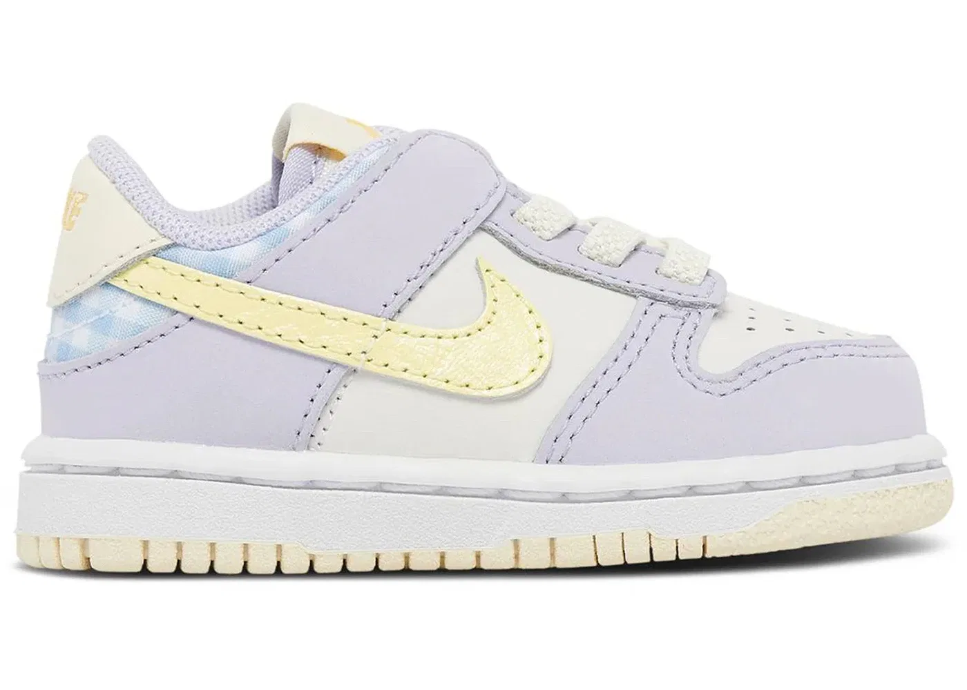 Детские кроссовки повседневные Nike Dunk Low SE Nike, Oxygen Purple/Summit White/Topaz Gold
