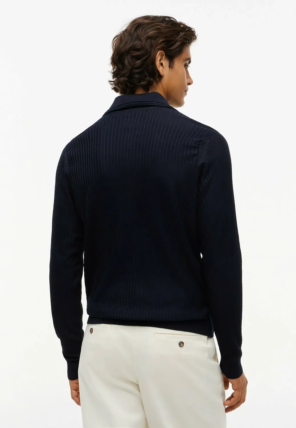 Игровой поло-свитер New York Label Performance - рубашка поло Tommy Hilfiger, Navy Blue — фото 3