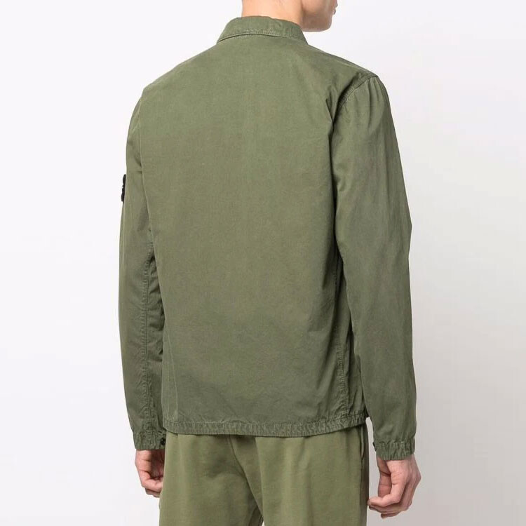 Куртка мужская зеленая Stone Island, зеленый — фото 3