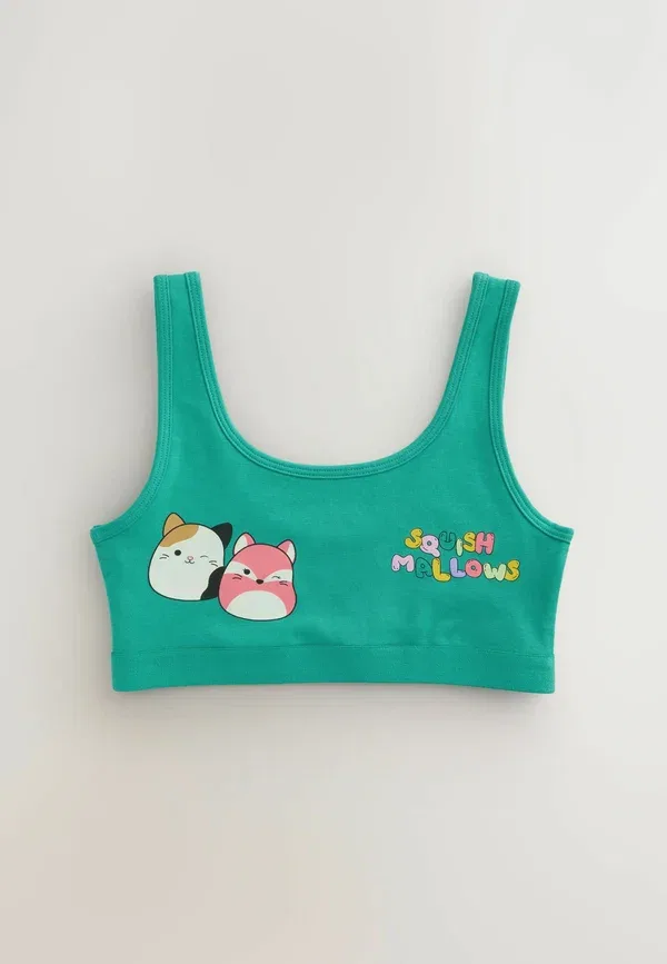 Футболка с животными Squishmallow crop 3 pack Next, green purple, зеленый/фиолетовый — фото 2