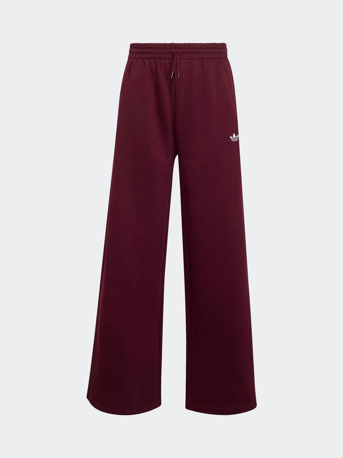 Джоггеры с широкими штанинами adidas Originals, бордовый — фото 3