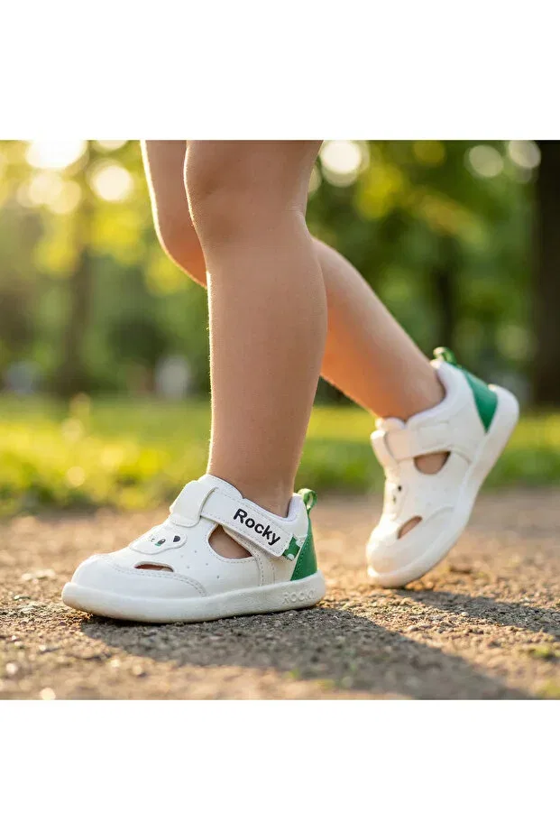 Детские ортопедические туфли для мальчиков Le Style De Marie, Green — фото 2