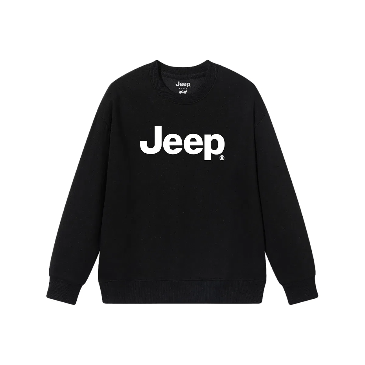Детское худи с круглым вырезом, утепленное, Jeep, Black Heavyweight — фото 3