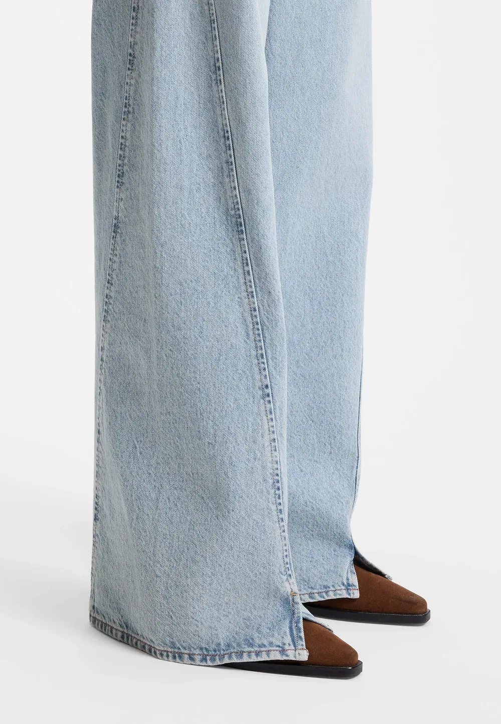 C_Marlene slit hr - wide leg Boss, Open Blue — фото 4