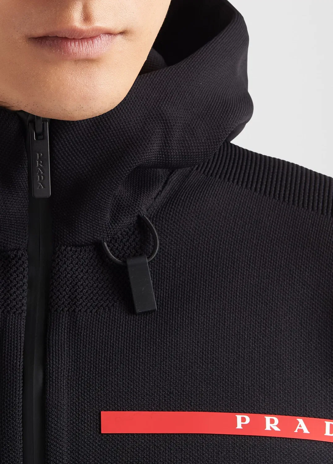 Свитшот мужской Prada, black — фото 4