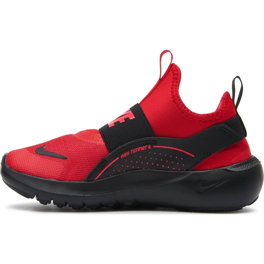 Детские кроссовки Flex Runner 4 без шнурков для малышей Nike, Red/Black — фото 3