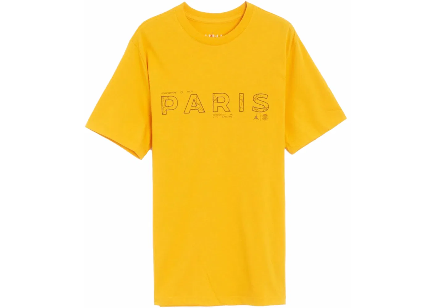 Мужская футболка с длинным рукавом Jordan Paris Saint-Germain, Orange/Black