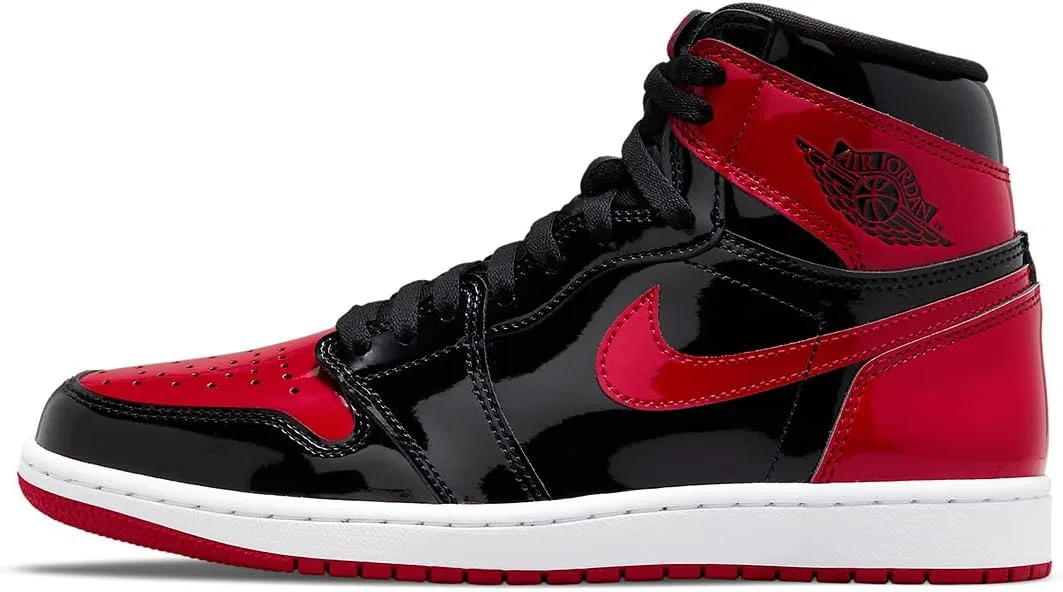 Кроссовки мужские Nike Air Jordan 1 Retro High OG, Black White Varsity Red