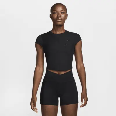 

Футболка Nike One Fitted Rib, цвет Black/Cool Grey