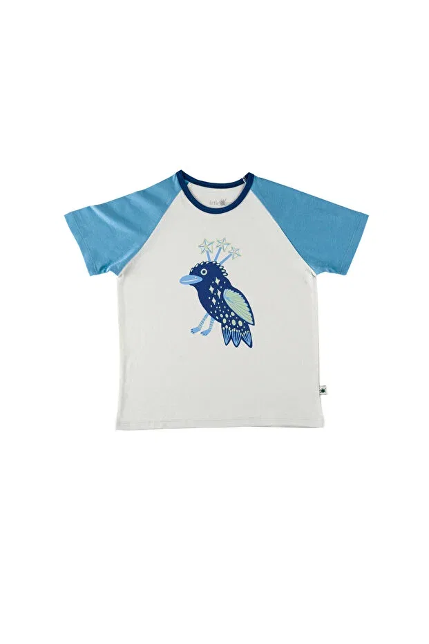 Детская футболка с коротким рукавом из органического хлопка Reglan Little Yucca, Sky Blue