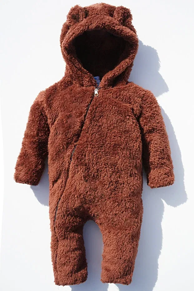 Детский комбинезон с капюшоном Teddy Bear Gumbuloy, Brown — фото 2