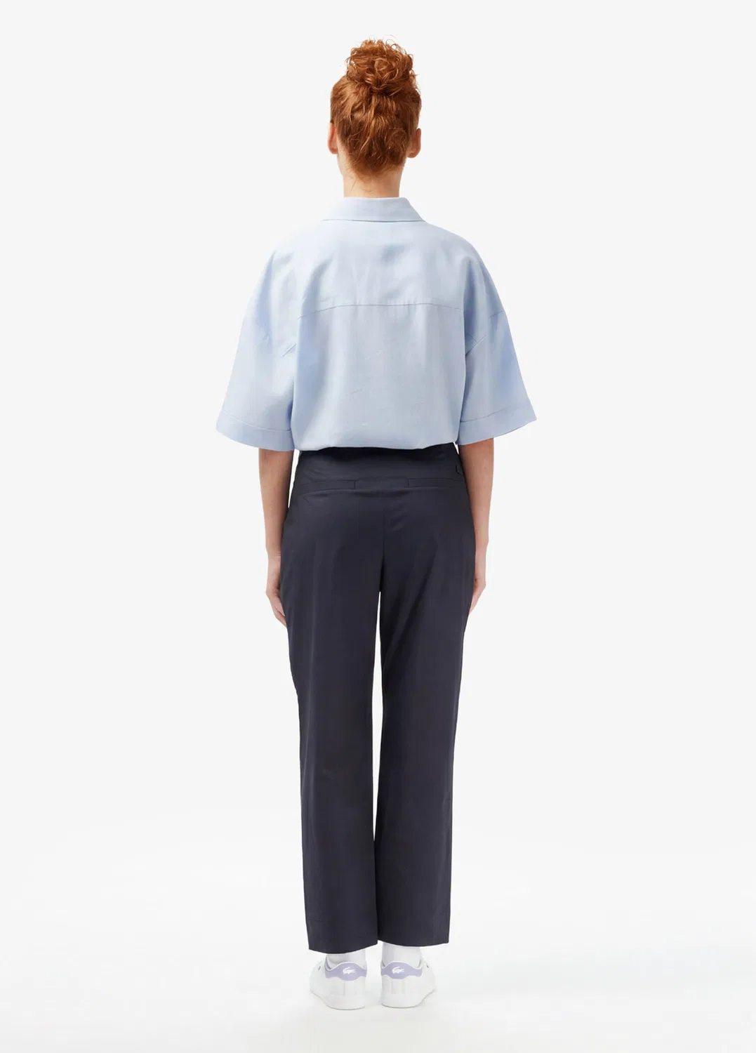 Брюки Lacoste Regular Fit, серые — фото 2